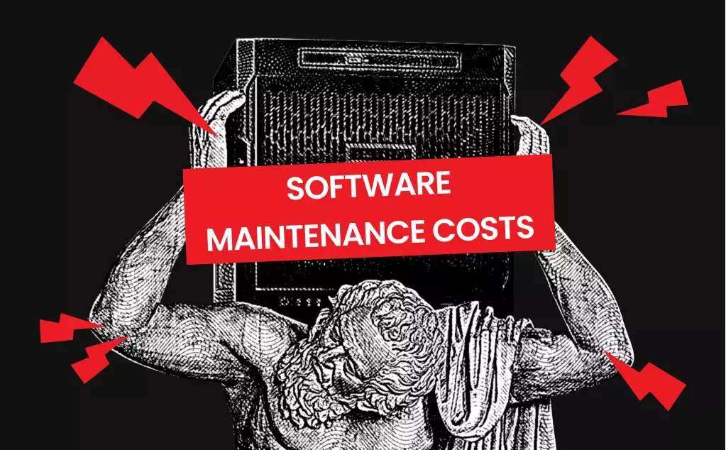 High Maintenance Costs of software