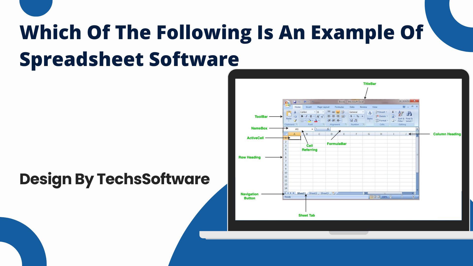 Which Of The Following Is An Example Of Spreadsheet Software