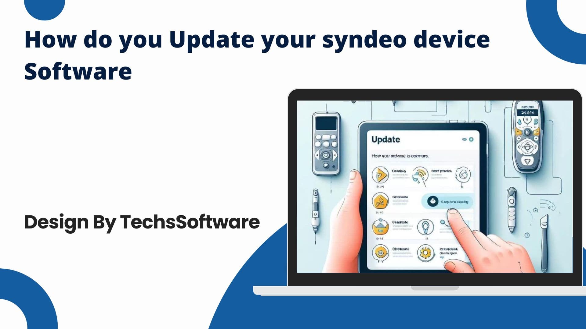 How do you Update your syndeo device Software