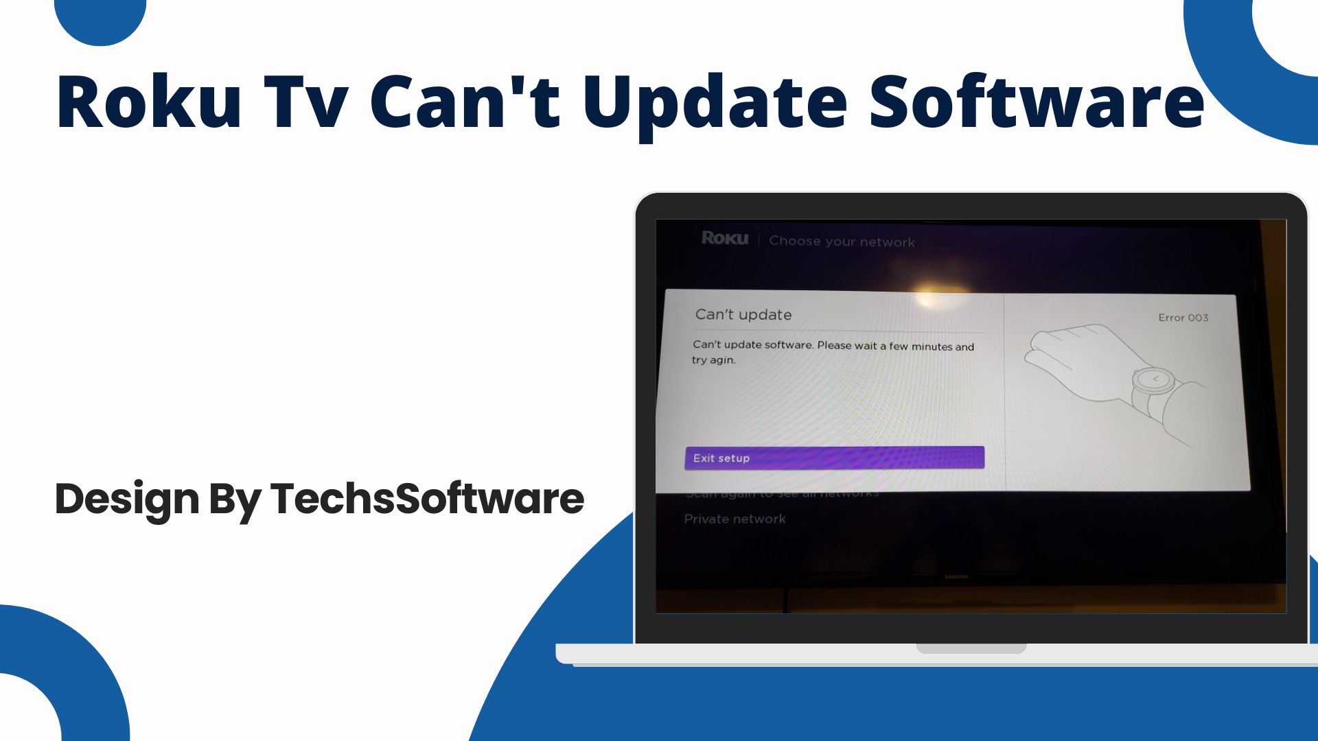 Roku Tv Can't Update Software