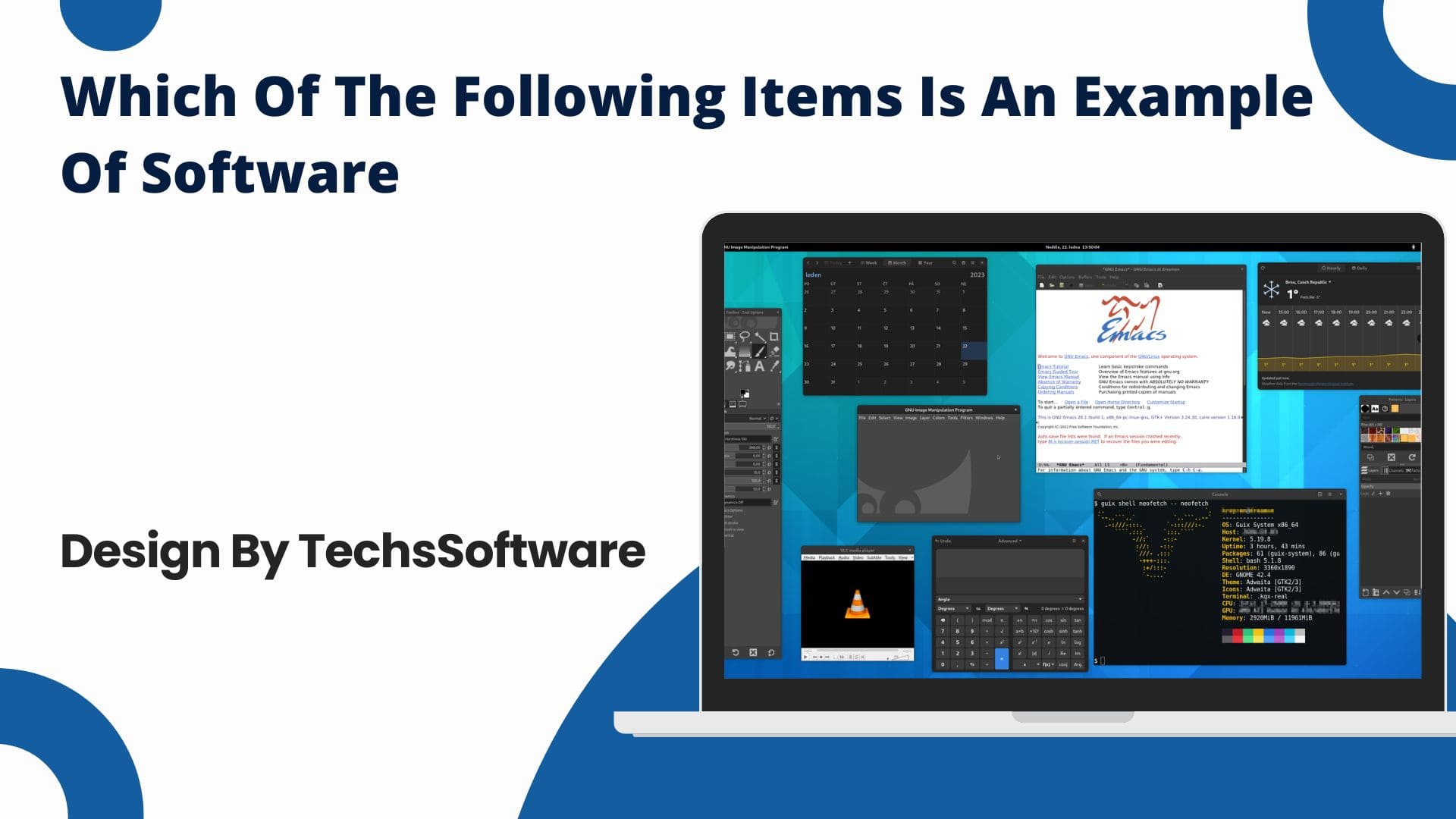 Which Of The Following Items Is An Example Of Software