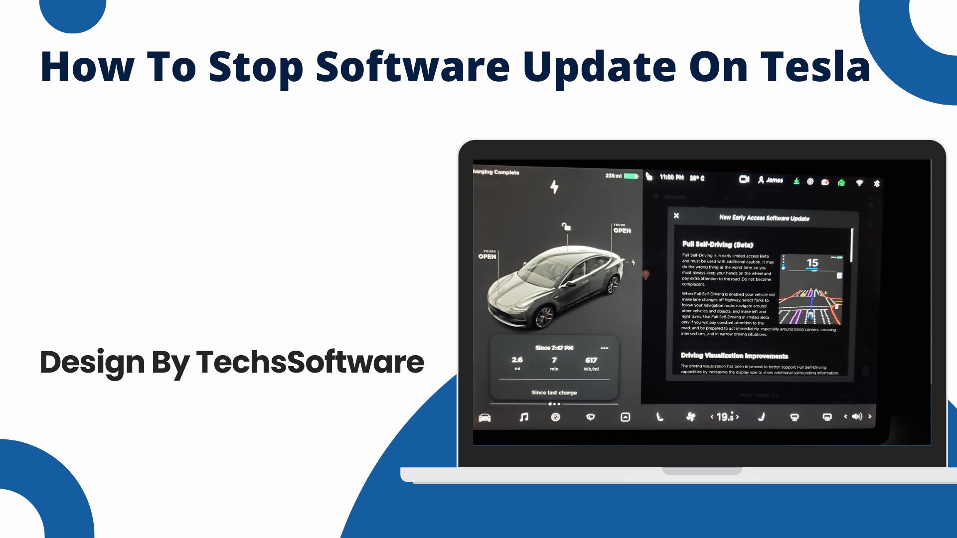 How To Stop Software Update On Tesla