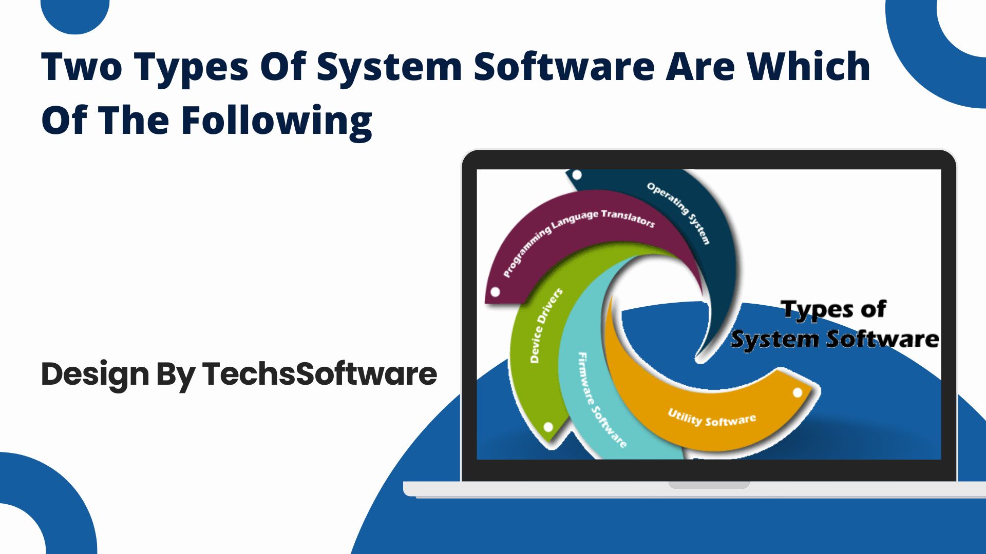 Two Types Of System Software Are Which Of The Following